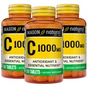 MASON NATURAL C-vitamiini 1000 mg, 300 Day Supply, tukee tervettä immuunijärjestelmää, antioksidantti ja Essential Ravintoaine, 3 pakkaus