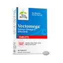 Terry Luonnollisesti Vectomega - täydentää EPA & DHA - Omega-3 tablettia aivojen ja sydämen terveys tuki - ravitsemus täydentää Essential rasvahapot & Peptides - 60 tablettia