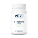 Elintoiminnot L-Theanine 200 mg ... Vegaani- täydennysosa ... L Theaniini- täydennysosa tukee normaalia stressitasoa ja kognitiivista toimintaa*...