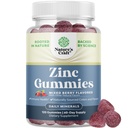 Extra Strength Sinkki Gummies aikuisille - Pureskeltava Sinkki täydentää naisille & miesten energia & immuuni tuki - vitamiinit & mineraalit lisäravinteet - 120 purukumia
