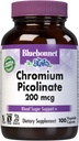 Bluebonnet Kromi Picolinate 200 mikrog, 100 kasviskapselia, 100