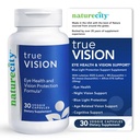 NatureCity True-Vision Eye Health Supplement - Plant-Baseed Lutein ja Zeaksantiini Korkea Potency Saffron 20mg - Sininen valo suojaa, tukea Keski-ja Yönäkö (30 kasviskapselit)