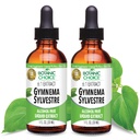 Kasvitieteellinen valinta: Gymnema Sylvestre Liquid Extract - Alkoholiton, ei-GMO, 1oz 2 pakkaus