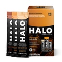 HALO Hydration ... Electrolyte Energy Drink Mix ... Hydraation Powder Packetit Variety Pack (Caramel, Vanilla, Mocha Lattes), Terveellinen laiha kahvi