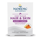Nordic Naturals Nollasokeria Hiukset ja iho Gummy Chews, Mansikka sitruunamehua - 27 Gummy Chews - Biotin + GLA alkaen Borage Oil - edistää terveellistä tasapaino rasvat iho - ei-GMO - 27 Tarjoukset