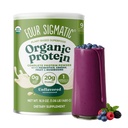 Neljä Sigmatical Organic Plant-Based Protein Powder Unmariored Protein with Lion... Mane, Chaga, Cordyceps and more ...
