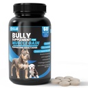 Kilab Dog Painonlisääjä 60-Count Lihas Builder Dog täydentää Lihaksen kasvu täydentää koirille, koiranpennut ja aikuiset Bully Growth Formula Turmeric, Glukosamiini, Vihreä Liped Mussels