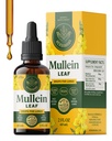 HERBAMAMA Mullein Drops for Keuhkot - Vegan Mullein Leaf Extract for Lungs Cleanse Support - Ei-GMO, alkoholi ja sokeriton hengitysteiden täydennysosa, 28 päivän toimitus