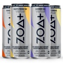 ZOA+ Pre-Workout Energy Drink, Variety Bundle - NSF Certified for Sport Zero Sugar, Typpioksidi tuki, B & D-vitamiinit, Aminohapot, ja Electrolytes - 48 pakkaus
