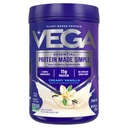 Vega Protein Made Simple Protein Powder, Vanilla - Stevia Free, Vegan, Plant Based, Terveellinen, Gluteeniton, Pea Protein for Women and Miehet, 9,2 oz (Packaging May Vary)