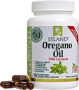 Oregano Oil Capsules, Organic Ingredients - Super-vahvuus, Kasvatettu Espanjassa, 90-ct Liquid-Filled - Organic Oil of Oregano Capsules with Enhanced Delivery