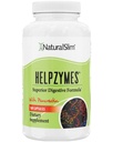 NaturalSlim Digestive Enzymes for Women & Men - Helpzymes Essential Enzymes for Digestion, Gut Health, Gas Bloating Relief with Bromelain, Ox Bile, Haima. & Betaine HCL - 100 kapselia Solo
