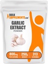 BulkSupplements.com Valkosipuliuute Powder - valkosipuli Supplement, kasviperäisten täydentää, Allium Sativum - Herbal & Gluteeniton, 800mg per tarjoilu, 250g (8,8 oz) (pakkaus 1)