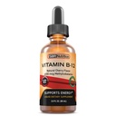 Ekstra vahvuus 6000mcg B12-vitamiinin sublinguaalinen nestetippa - Metyylikobalamiini, VIT B 12 tukee energiaa, Max Imeytyminen, 60 tarjoilut, ei-GMO, Vegaani ystävällinen, valmistettu Yhdysvalloissa