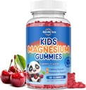 Lapset Magnesium Citrate Gummies - Magnesium lapsille ja aikuisille, rauhallinen Magnesium Citrate täydentää tukea Sleep, Bone & Lihasterveys, Hermo rentoutuminen - 60 kreivi Cherry Flavor