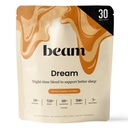 Beam Dream Sleep Powder, L-Theanine, Apigenin, Reishi ja Magnesium, kolmannen osapuolen testaama luonnollinen uniapu ja unilisä syvään uneen, rentoutuminen ja toipuminen, luonnollinen unituki, 30 tarjoilua