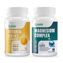 D3-vitamiinia K2 MCT Oil 90 Softgels & Magnesiumia läpimurto Complex täydentää ...