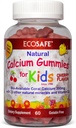 ECO Safe Coral Kalsium D3-vitamiinia Lapset Gummy, Natural Cherry Flavor, Ei-muuntogeenisiä organismeja, gluteeniton, Maidoton, soijaton ja gelatiiniton - 300 mg kalsiumia ja 800 IU D3-60-vitamiinia Gummies (2 pakkaus)