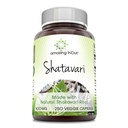 Hämmästyttävä Intia Natural Shatavari 500 Mg per Tarjoilu 250 Kasviskapselin täydennysosa 