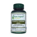 Green Organic Supplements' N-Acetyl Cysteine (NAC), 90 VCaps, High Absorbable, Ei-GMO, Gluteenittomat ...