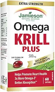 Jamieson Extra Strength Krill Plus, 60 softgelia