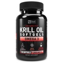 Antarktis Krill Oil 1000mg (120 Softgels) Omega 3 Fish Oil Supplement with EPA, DHA & Astaksantiini - for Joint, Brain, and, Heart Support for Men and Women