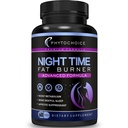 Night Time Painonlasku pillereitä naisten Carb Blocker ruokahalua Suppent Melatonin- Fat Burner ruokavalio pillereitä, jotka toimivat nopeasti naisten yöllä aineenvaihdunta Booster-Made USA-1 Pack