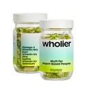 huora Kasvi perustuu monivitamiini Vegaani Omega-3 DHA EPA, D-vitamiini, B12, Sinkki, K2-vitamiini, Rauta, Jodi, Selenium. 60 Count (30 päivän) lasipullo