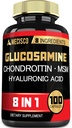 7000 mg Glukosamiini Chondroitin MSM kanssa Immuuni Supplement - Tuki luun, yhteisen terveyden, immuunijärjestelmän ja yleistä terveyttä - 100 kapselia