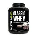 NutraBio Classic Whey Protein Powder- Full- Spectrum Aminohappo profiili - Ei täyteaineita, keinotekoisia värejä, säilöntäaineita - alhainen Glycemic Index - Jäätelö Cookie Dream, 5 punta