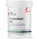 Designs for Health ProbioMed 50 - Probiootit for digestiivinen terveys - 10 kanta Lactobacillus acidophilus Probiotic + Lactobacillus rhamnosus - Gut Health + Immuuni tuki täydentää (30 kapselia)