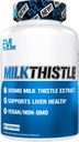 Evlution EVL Silymarin Milk Thistle Kapselit - täydennysosa Optimal Liver Cleanse Detox & Repair - Kasviperäisten Liver Support Supplement with Pure Milk Thistle Extract - 60 ei-GMO kasviskapselit
