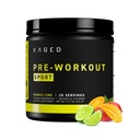 Kaged Sport Pre Treenout Powder for Men & Women, Mango Lime, Sport Certified, 188 mg kofeiini, typpioksidi täydentää, Beta Alanine for Energy, painonnosto, Cardio Endurance & Strength, 20 tarjoilua