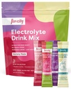 FlavCity Electrolytes Drink Mix, Variety Pack, 28 On-The-Go Stick Packs - Terveet Electrolytes Powder Packets Valmistettu Real Fruit - Keto jauhettu Drink with no added Sugar, Gluten-free