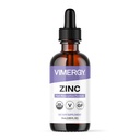 Vimergia Organic Sinkki täydentää naisille ja miehille (7,5 mg nestemäinen sinkki per tarjoilu) Nopea absorbing Immuuni tuki, edistää terveet luut ja iho, USDA Certified Organic, Vegan, Enintään 27 tarjoilua (55 ml)