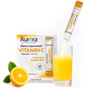 Aurora Nutrascience Nano-Pack Liposomal C-vitamiini Powder Drink Mix, Immuunituki, korkea vahvuus 3 000 mg per Serving, 30 Single Serve Packets, Orange