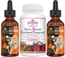 1500 MG Liposomal Active Hexose Correlated Supplement 120 SoftGels Bundle 2000 MG Liposomal Mushroom Complex Drops 60 Servings