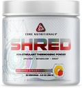 Core Nutritionals Platinum Shred Non-Stimulant, rasvanpoltto, termogeeninen jauhe 1G asetaatti-L-karnitiini 50 tarjoilut (Pineapple Mansikka)