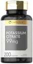 Carlyle Kaliumsilikaattilisä 99 mg ... 200 kapselia...