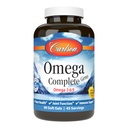 Carlson - Omega Complete Gems, Omega-3-6-9, Wild Caught, kestävästi Lähde, Heart Health, Yhteinen toiminta & Immuuni tuki, 90 Softgels