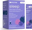 Sleep Supplement, Melatoniinivapaa Magnesium Rauhoitu Powder, GABA, L-Theanine, Myo-inositoli, Rauhallinen unijuoma Mix auttaa rentoutua, unijauhe, Magnesiumjauhe uneen, Super Rauhoitu Drink Mix 24pk