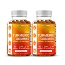 Vitamatic Turmeeric Gummy inkivääri & Black Pepper Extract 60 Vegaani Gummie Jokainen ... 2 pakkaus (120 Gummia) 95% Curcuminoidit ...
