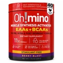 Oh!mino Essential Amino Acids Supplement. Berry Blast, Stimulanttivapaa jauhe. Kaikki 9 EAA, BCAAs ja Täydellinen Amino harjoituksia, Amino energia, ja rakentaa lihasten, ja palata nopeammin.