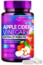 Apple Siideri Etikkakapselit 1877mg - Extra Strength ACV Pillerit D3-vitamiinia ja sinkkiä - Apple Viinietikka pillereitä täydentää digestio, energia ja immuuni tuki, ei-GMO, pullotettu Yhdysvalloissa - 120 kapselia