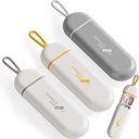 3 pakkausta pilleri Organizer 3 Osastot Kannettava pilleri tapauksessa Matka Kosteus Todiste Pilleri laatikko tabletteja Vitamiinit Turska Maksa öljy täydentää ja lääkehoito