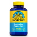 Natures Life Renewing Magnesium 500 mg - Plus B-6-vitamiini - lihasten ja hermojen tuki - Lab todennettu (180 palvelinta, 180 VegCaps)
