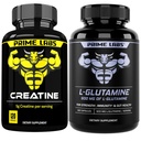 Prime Labs Kreatiinimonohydraatti (120 ct) + L Glutamiini (180 ct)