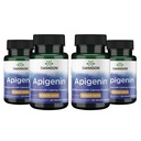 Swanson Apigenin-Bioflavonoid Supplement Natural Prostate Tuki-Metabolia & Hermoterveys Tuki Sleep & Rentoutuminen 90 Caps, 50 mg Each 4 Pack
