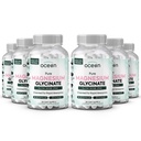 Organics Ocean Pure Magnesium Glycinate kanssa Sinkki - Maximum Strength Kelated Magnesium Supplement naisten ja miesten lihaskramppeja ja uni tuki - 6 pulloa