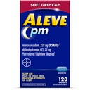 Aleve PM Sleep Aid Plus Pain Reliever Caplets, Naproxen Natrium & Difenhydramiini HCl, Nighttime, 120